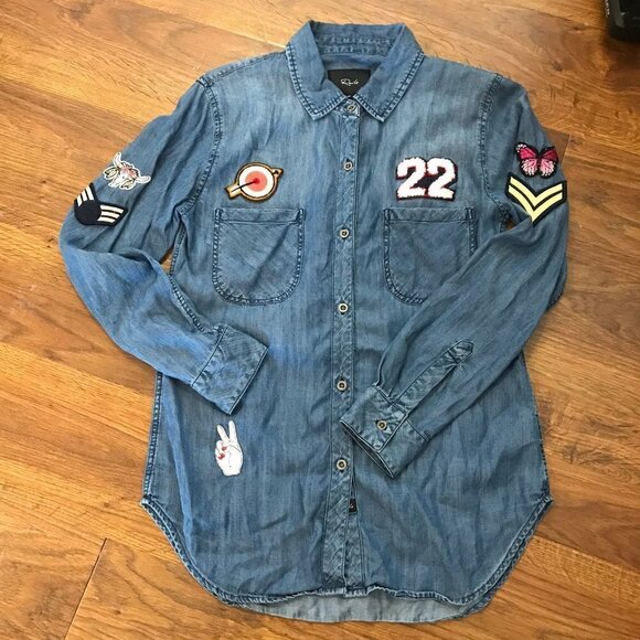 Rails denim chambray button up - Picture 3 of 11